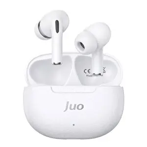 Juo JT1 13 MM Sürücü IPX4 Beyaz Bluetooth 6.0 TWS Kablosuz Kulak İçi Kulaklık