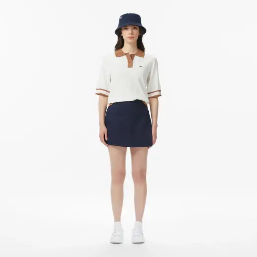 Kadın Classic Fit Lacivert Etek