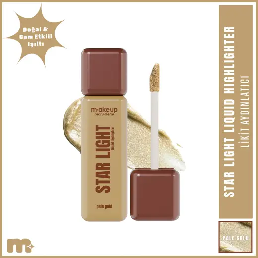 Maruderm Make Up Star Light Likit Aydınlatıcı Pale Gold