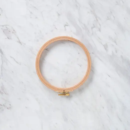 Nurge 16 mm Vidalı Ağaç Nakış Kasnak - No-3