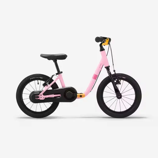 Discover 900 14 İnç Jant 3-5 Yaş Pembe 2'si 1 Arada Çocuk Denge Bisikleti