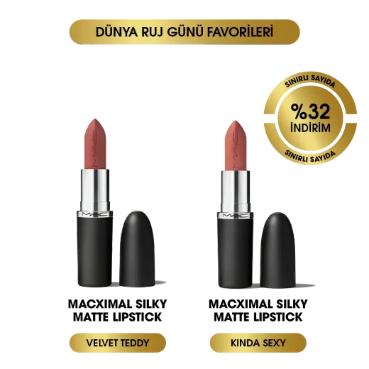 Dünya Ruj Günü Favoriler Seti: Kinda Sexy & Velvet Teddy