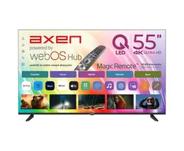 Axen AX55QUPRL-W02M 55" 4K Ultra HD QLED TV 1