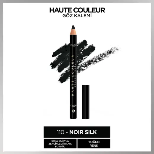 Loreal Paris Haute Couleur Göz Kalemi 110 Noir Silk