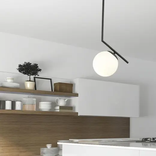 Apliqa Sara Tekli Siyah Sarkıt Modern Sarkıt Mutfak Salon Sarkıt Avize