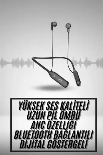 60 Saat Uyumlu Bluetooth Kulaklık Kablolu Anc Özellikli Kulaklık