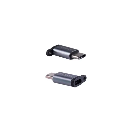 Syrox Gümüş Type-C Micro USB Dönüştürücü DT14 Yüksek Performans ile Kompakt Tasarım