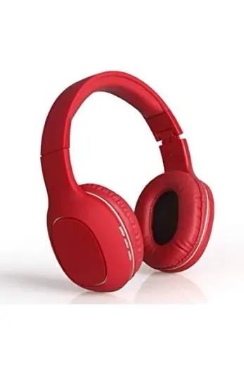 Sy-bt1608 Bluetooth Kulaklık Kablosuz Mikrofonlu Sd/aux Kırmızı