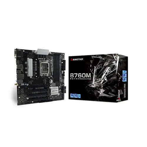 Biostar B760MXC PRO 1700P DDR5 Micro ATX Anakart