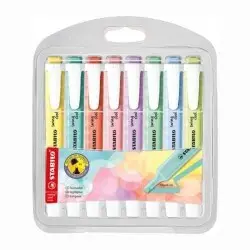 Stabilo Swing Cool Fosforlu Kalem Pastel 8 Renk