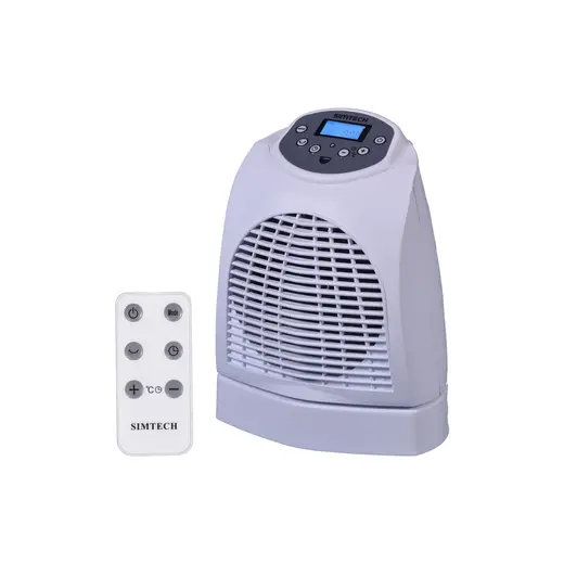 Simtech KM-1715 Uzaktan Kumandalı Dijital Göstergeli Fanlı Isıtıcı Güvenli Kullanım
