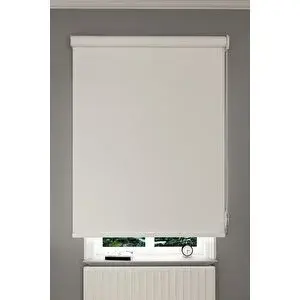 Givayo Stor Düz Stor Perde Güneşlik Ekru Kırık Beyaz 140x200 Cm 140x200 cm