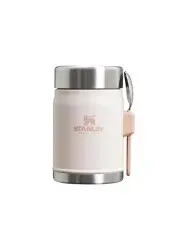 Stanley The Legendary Food Jar + Spork 0.4L - 14oz Rose Quartz