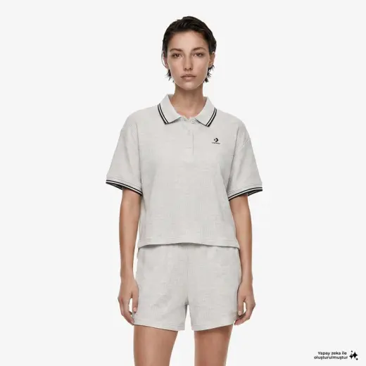 Converse Kadın Gri T-Shirt
