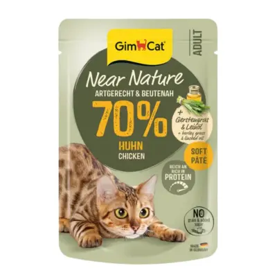 GimCat Near Nature Tavuklu Ezme Yetişkin Kedi Konservesi 85gr