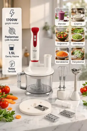 Yui M53 Multiblender 1700w Paslanmaz Çelik 1.5l Kapasite