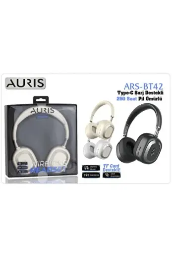 ARS-BT42 Kulak Üstü Bluetooth Kulaklık – Bluetooth 5.0, Mikrofonlu, Kablosuz
