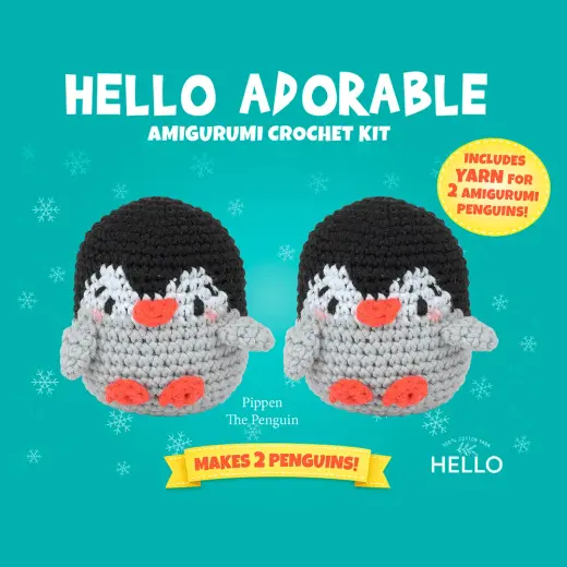 Hello Adorable Amigurumi Kiti - Pippen The Penguin - HC882