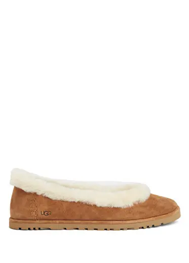 Zora Taba Kadın Süet Slipper