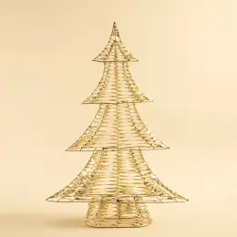 Ulu Led Işıklı Ağaç Dekor 150 cm Altın 9