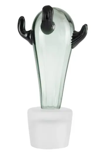 Kaktüs Obje 24 cm Füme Yeşil