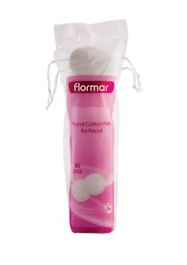 Çift Katlı & Yumuşak Pürüzsüz Dokulu 80 Parça Yuvarlak Pamuk Ped 8690604175031 | Flormar