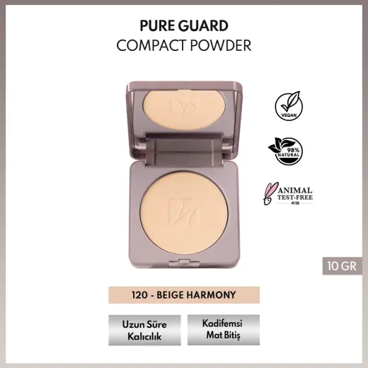 Note Pure Guard Compact Powder Pudra 120 Beige Harmony