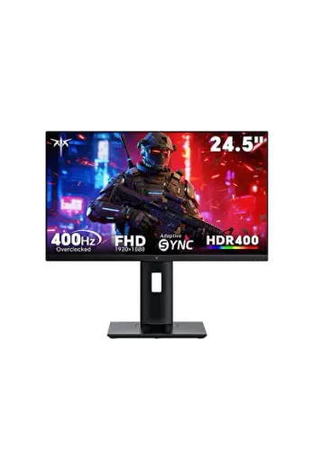 H25X7 Fast IPS HDR400 24,5 inç Full-HD 1 ms 400 Hz Gaming Monitör Siyah