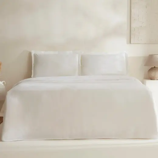 Karaca Home Farel Müslin Çift Kişilik Pike Beyaz
