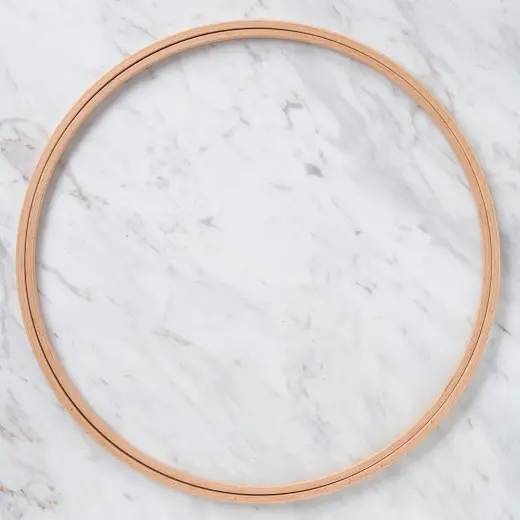 Nurge 8 mm Düz Vidasız Ağaç Nakış Kasnak - No.8