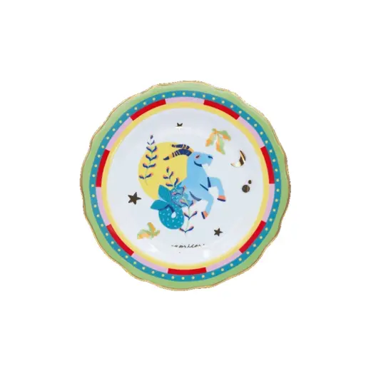 Baci Milano Zodiac Vibe Pasta Tabağı Oğlak Burcu 16 cm