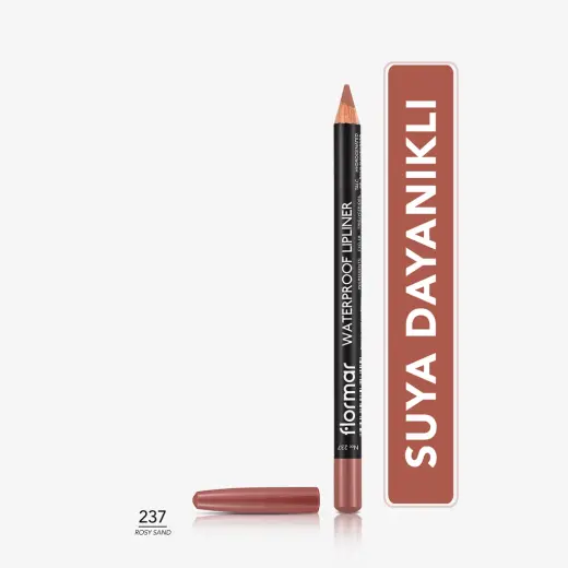 Flormar Suya Dayanıklı ve Yoğun Pigmentli Mat Dudak Kalemi 237 Rosy Sand