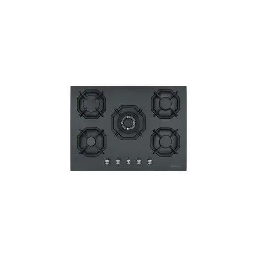Eminçelik 70 cm Ankastre Gazlı Ocak Woklu Siyah Cam Yüzeyli 4 Gözlü 3,8 kW Güçlü Model