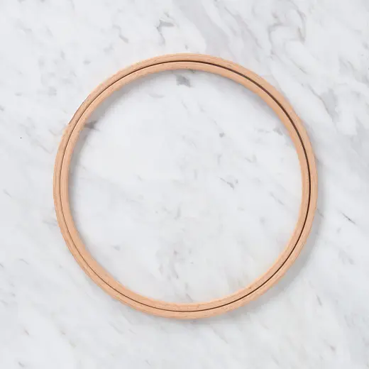 Nurge 8 mm Düz Vidasız Ağaç Nakış Kasnak - No.4