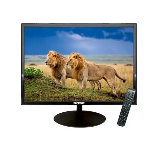 Rose Tv & Monitör 19" Sesli Kumandalı + Uydu Alıcısı + Askı Aparatı