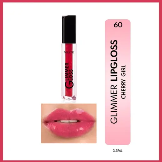Note Glimmer Gloss Işıltılı Nemlendirici Dudak Parlatıcısı 60 Cherry Girl