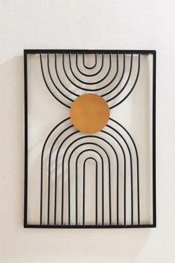 Spiral 2 Metal Duvar Süsü