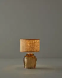 Loren Cam Abajur 12x19 cm Bej 5