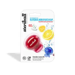 Steriball Kids Diş Fırçası Koruyucu Kap Kırmızı 1
