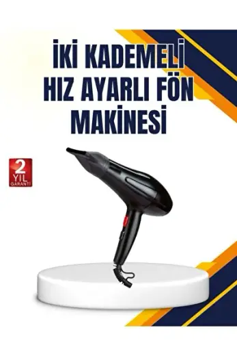 Soğuk Üfleme Özellikli 2200W Profesyonel Fön Makinesi - MMMMMM9045-9323