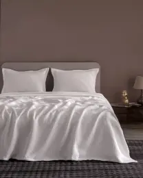 Labenne Çift Kişilik Yatak Örtüsü - Beyaz 2