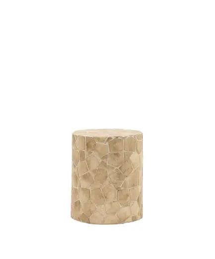 Sedef Silindir Tabure(40x35 Cm)