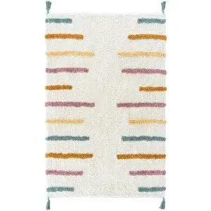 Cool Halı Cool Cotton Ccn 03 Multy Xw Makinede Yıkanabilir Kaymaz Taban Pamuk Dokuma Bebek Halı 100x160 cm