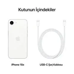 Apple iPhone 16e 512 GB Beyaz 11