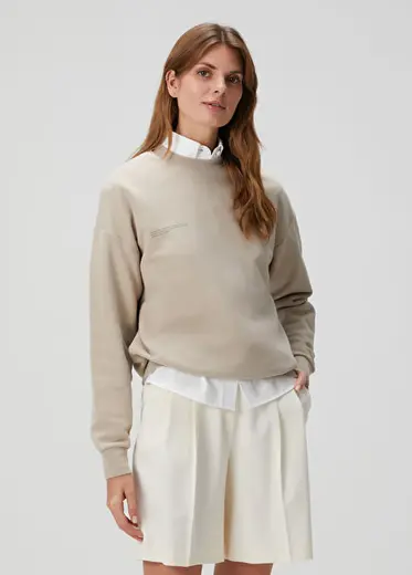 Bej Sweatshirt