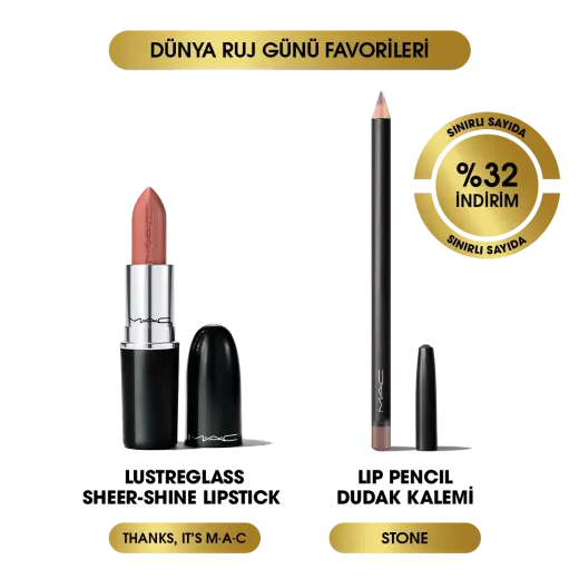 Dünya Ruj Günü Favoriler Seti: Stone & Thanks, It's M·A·C
