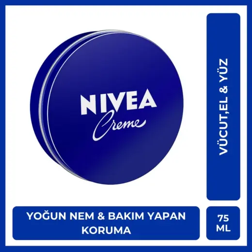 Nivea Creme Yoğun Nemlendirici Vücut Bakım Kremi 75 ml