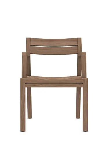 Costes Natural Tik Ağacı Bahçe Sandalyesi