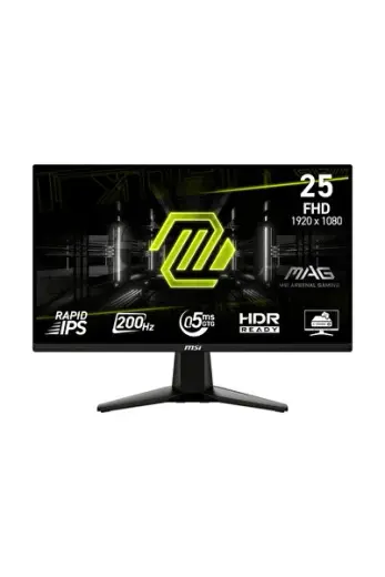 MAG 255F E20 24.5″ 200Hz 0.5ms Full HD FreeSync Premium Rapid IPS Gaming Monitör