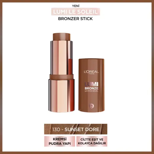 Loreal Paris Lumi Stick Bronzer 130 Sunset Dore